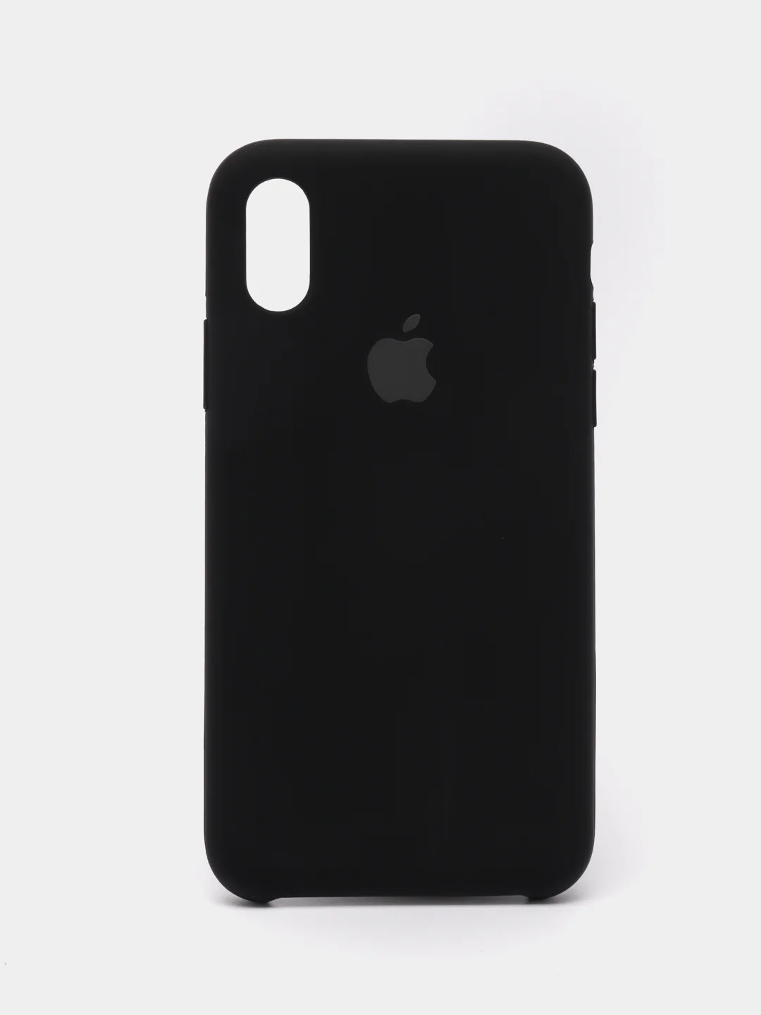 Черный чехол для iPhone 11/ 12/ 13/ 14/ XR/ 8/ 7/ SE/ X/ XS/ Pro/ Max/ Plus, силиконовый