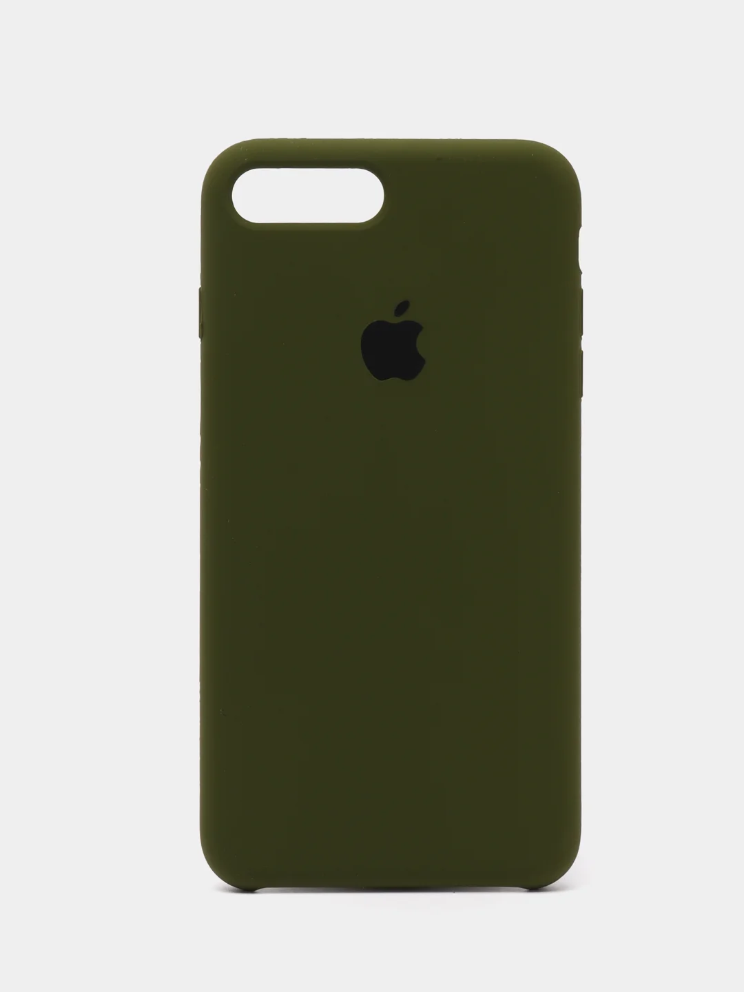 Зелёный хаки чехол для iPhone 11/ 12/ 13/ 14/ XR/ 8/ 7/ SE/ X/ XS/ Pro/ Max/ Plus, силиконовый