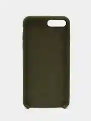 Зелёный хаки чехол для iPhone 11/ 12/ 13/ 14/ XR/ 8/ 7/ SE/ X/ XS/ Pro/ Max/ Plus, силиконовый