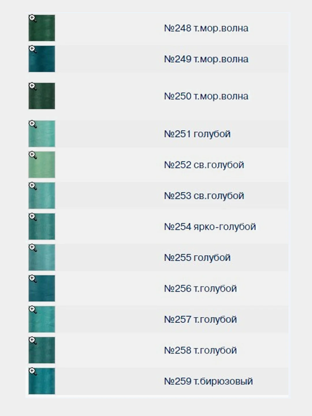Швейные нитки Gamma 40/2, 365 м, 1 штука, разные цвета