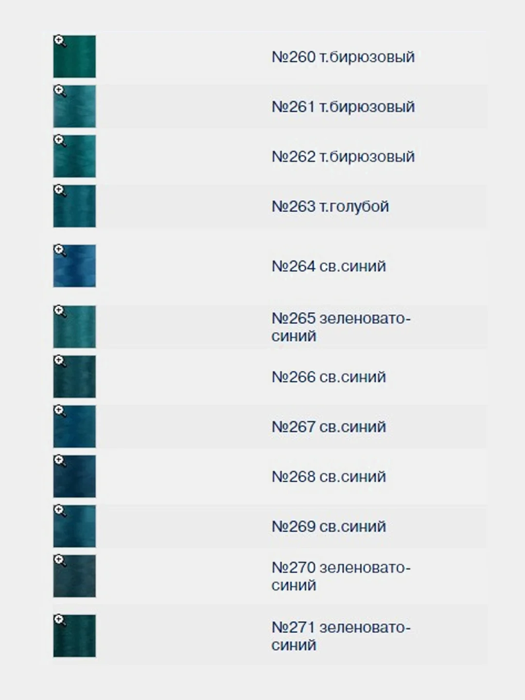 Швейные нитки Gamma 40/2, 365 м, 1 штука, разные цвета