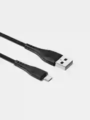 Черный кабель для зарядки и передачи данных Borofone BX37 Wieldy, до 3А, 3 варианта разъёма, 1 м