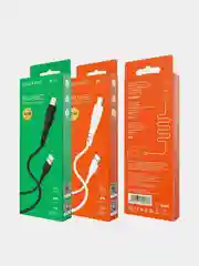 Кабель для зарядки и передачи данных Borofone BX37 Wieldy, до 3А, 3 варианта разъёма, 1 м