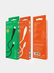 Кабель для зарядки и передачи данных Borofone BX37 Wieldy, до 3А, 3 варианта разъёма, 1 м