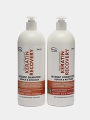 Набор для реконструкции волос Keratin Recovery Шампунь+Бальзам по 1000 мл