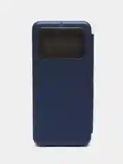 Синий чехол-книжка для Xiaomi Poco M4 PRO 4G