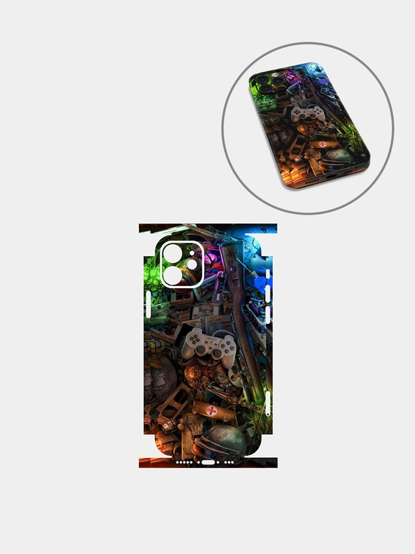 Защитная пленка, наклейка, Skin для Apple iPhone 11/12/12 Pro/13/13 Pro Skin "Gamepad"