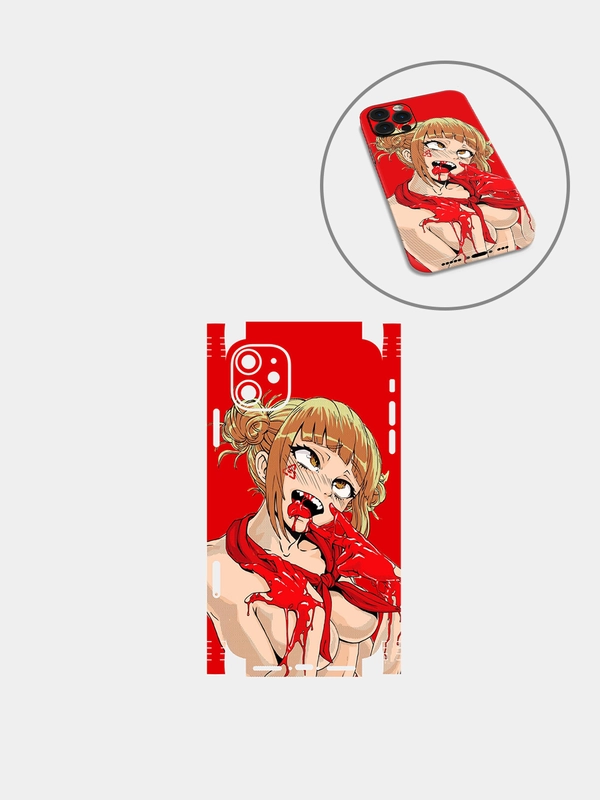Защитная пленка, наклейка, Skin "девушка" на телефон iPhone 11 / 12 / 12 Pro / 13 / 13 Pro