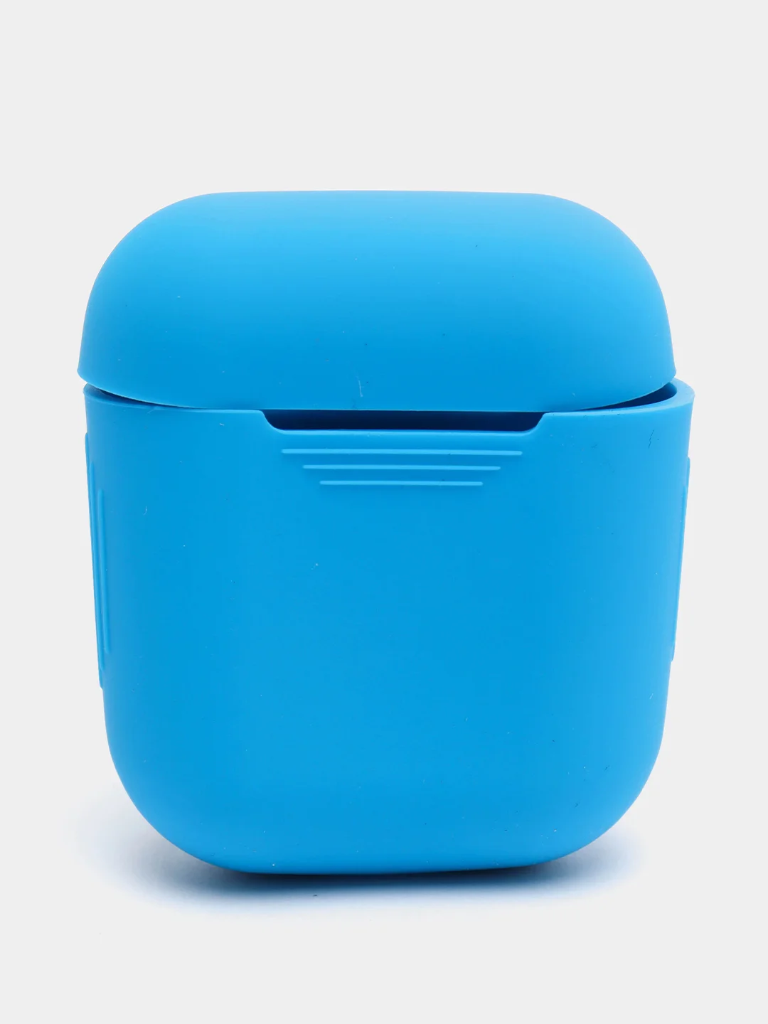 Индиго чехол для наушников Apple Airpods 1 и 2 силиконовый