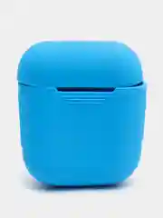 Индиго чехол для наушников Apple Airpods 1 и 2 силиконовый