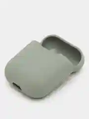 Хаки чехол для наушников Apple Airpods 1 и 2 силиконовый