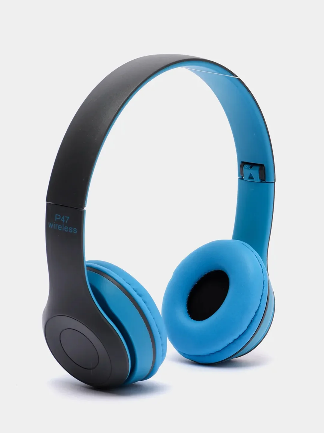 Синий беспроводные блютуз наушники P47 Wireless