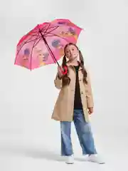 Вишнёвый зонт трость детский