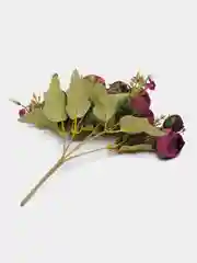Марсала искусственные цветы: камелии, пионы, букет