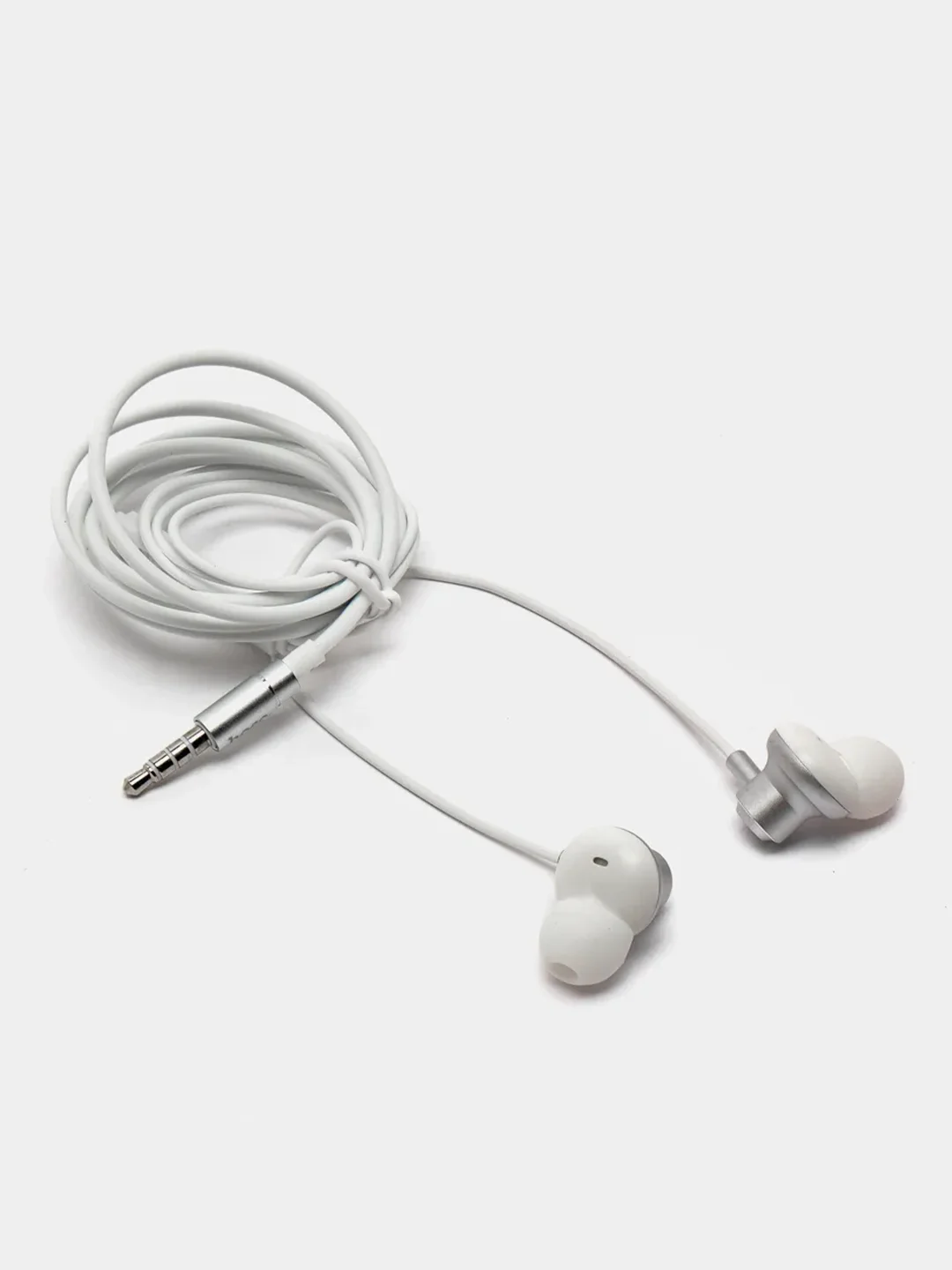 Серебряный наушники с микрофоном Hoco M44, 3,5 мм Jack