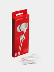 Белый наушники с микрофоном Borofone BM28 3.5mm Jack