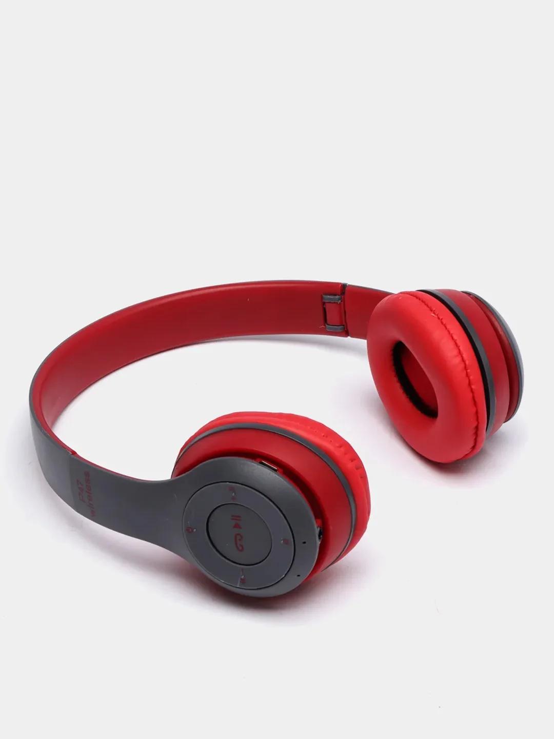 Красный беспроводные блютуз наушники P47 Wireless