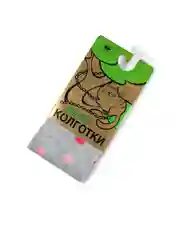 Серый детские колготки Сердечки