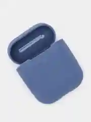 Синий меланж чехол для беспроводных наушников AirPods