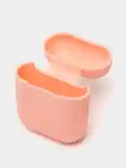 Розовый чехол для беспроводных наушников AirPods