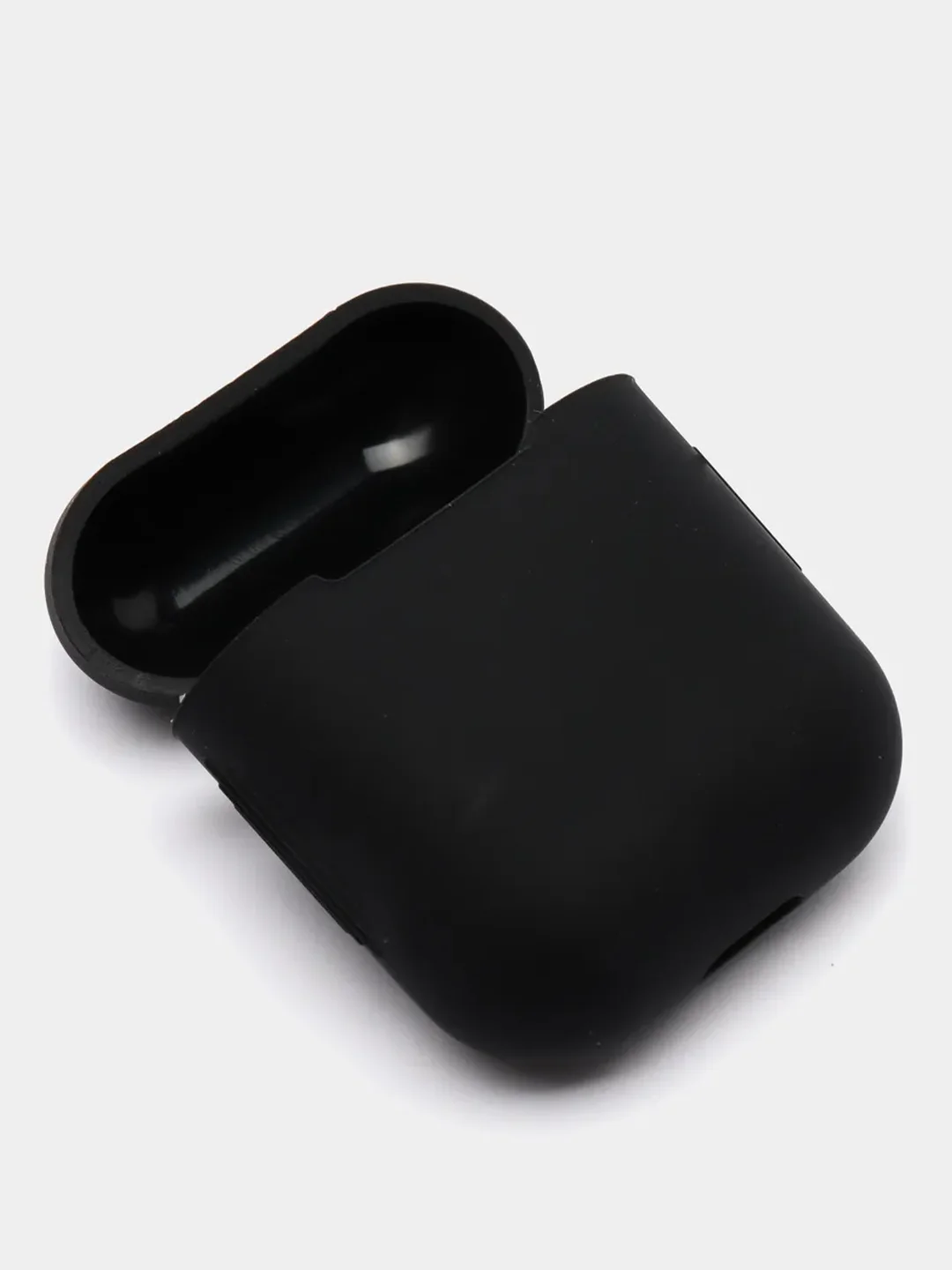 Черный чехол для беспроводных наушников AirPods