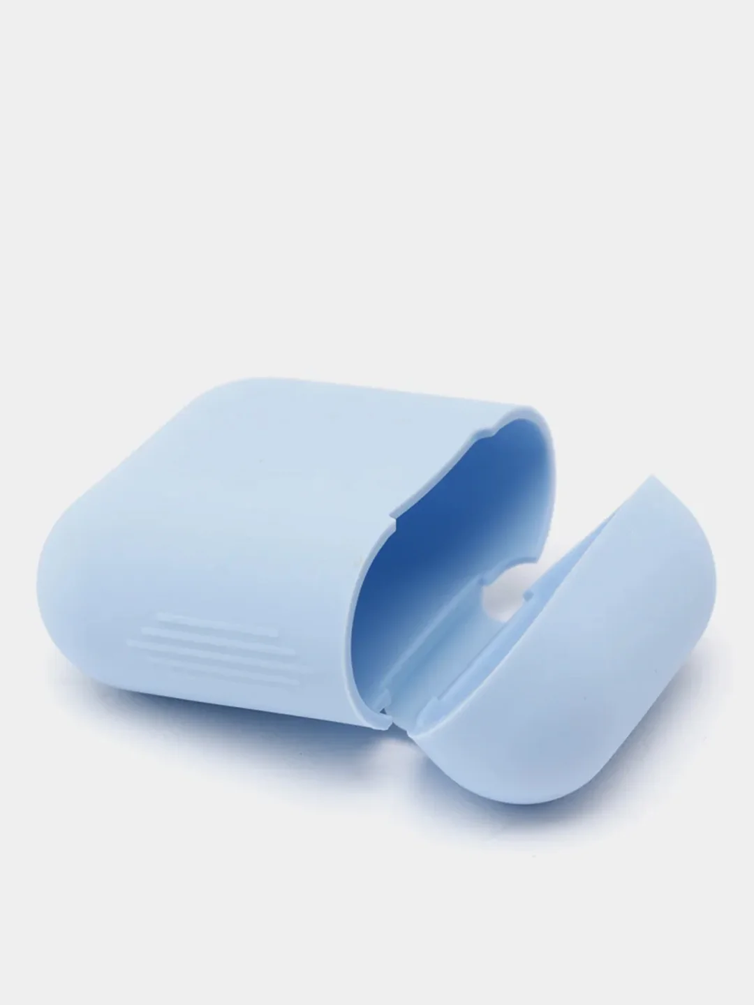 Небесно-голубой чехол для беспроводных наушников AirPods