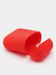 Красный чехол для беспроводных наушников AirPods
