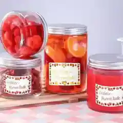 Вишнёвый самоклеящиеся наклейки-этикетки на банки, 20 шт