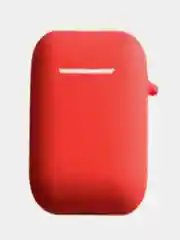 Красный силиконовый чехол для наушников Airpods TWS i9s, i10, i11, i12, i13, i14, i15, i100