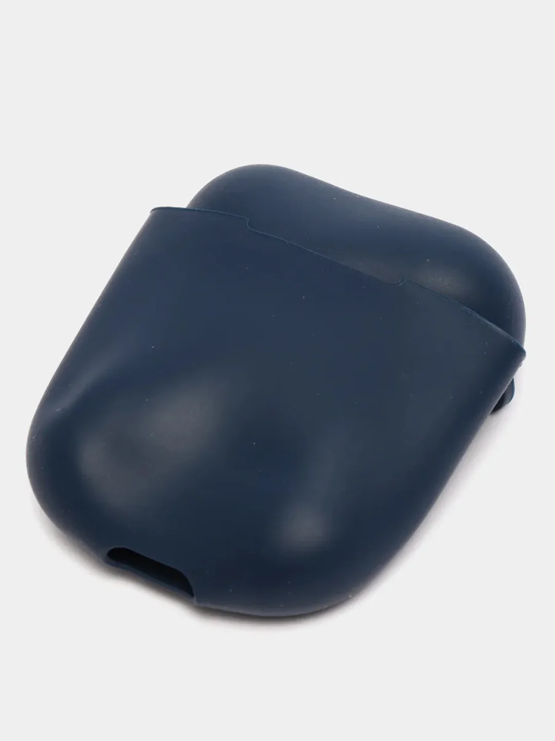 Темно-синий силиконовый чехол для наушников Airpods TWS i9s, i10, i11, i12, i13, i14, i15, i100