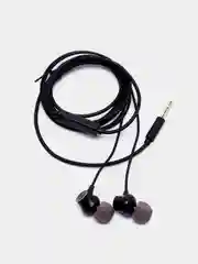 Черный наушники с микрофоном Hoco M51, металлический корпус, 3.5 mm Jack