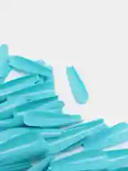 Бирюзовый типсы цветные, в боксе, 100 штук