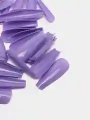 Лавандовый типсы цветные, в боксе, 100 штук