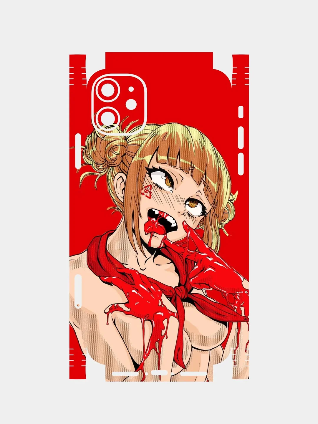 Защитная пленка, наклейка, Skin "девушка" на телефон iPhone 11 / 12 / 12 Pro / 13 / 13 Pro