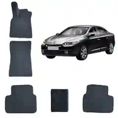 Автомобильные 3D-коврики EVA / ЕВА /ЭВА для Renault Fluence / Рено Флюенс