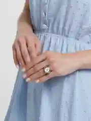 Белый кольцо "Наруто"
