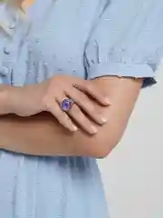Фиолетовый кольцо "Наруто"