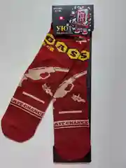 Бордовый носки принтованные, унисекс