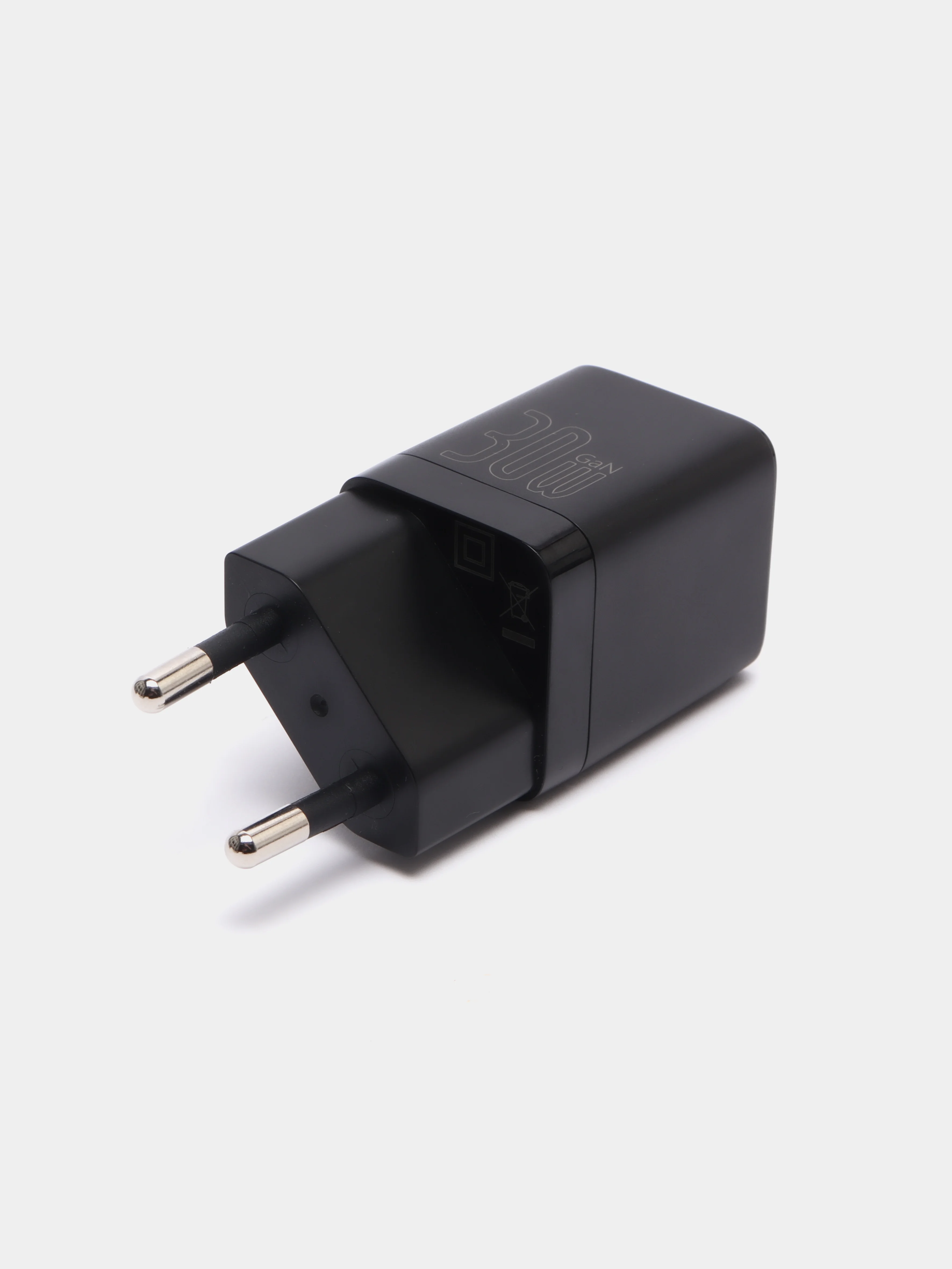 Черный сетевое зарядное устройство Baseus 30W Gan3, быстрая зарядка, CCGN010101 Apple/Андроид