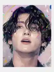 Бежевый картина по номерам BTS Kpop