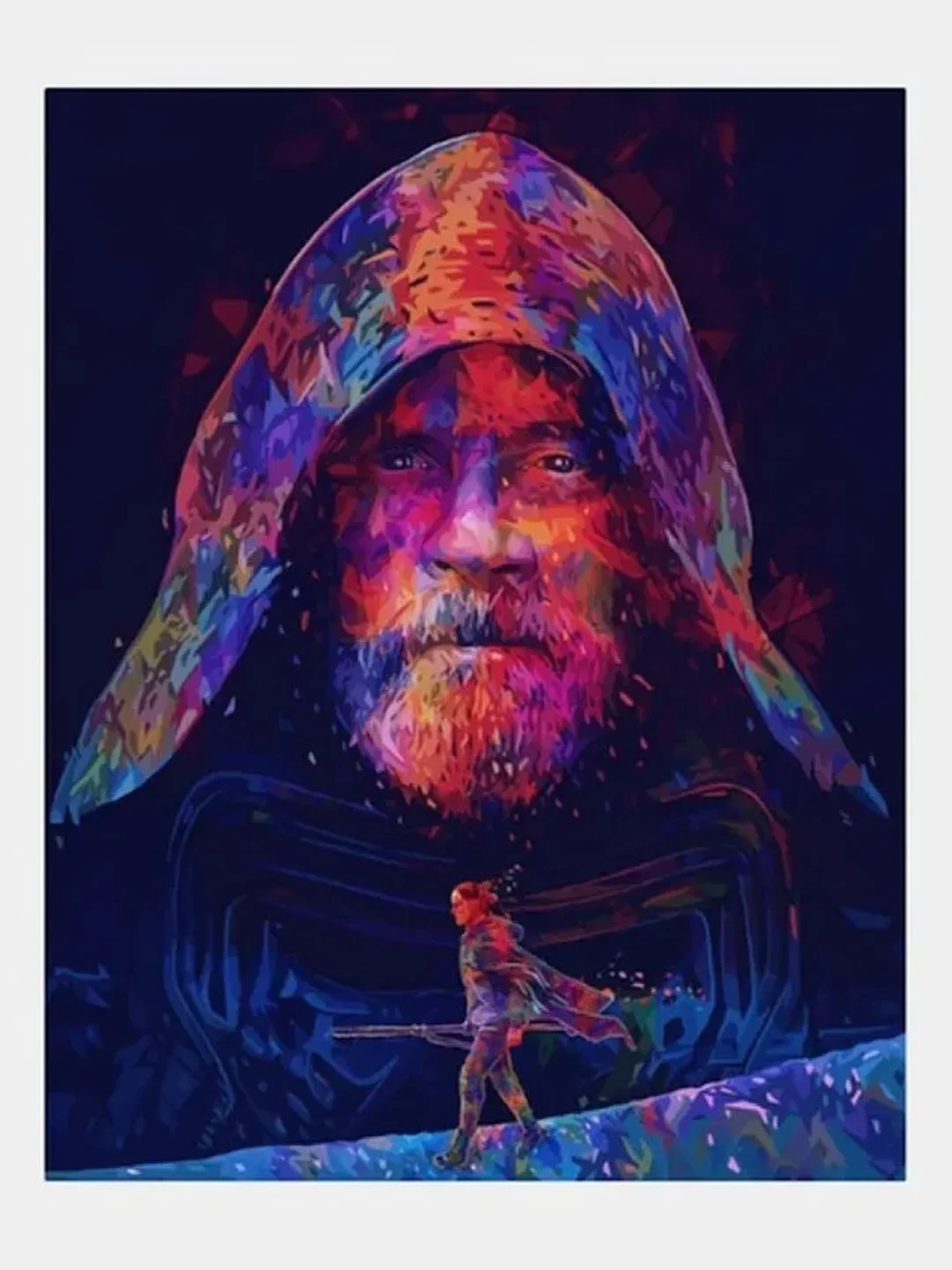 Зеленый картины по номерам "Star Wars"