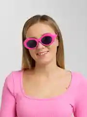 Фуксия женские очки, солнцезащитные, круглые