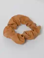 Светло-коричневый резинка для волос, из экокожи, 1 штука