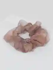 Коричневый резинка, шифон