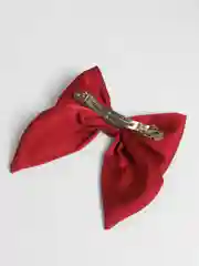 Красный бант для волос, на заколке, атласный, 20 цветов