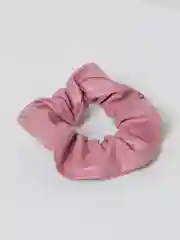 Розовый резинка для волос, из экокожи, 1 штука
