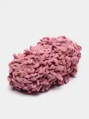 Тёмно-розовый alize Puffy Fine турецкая плюшевая пряжа, Ализе Пуффи Файн вязание руками 100 г 14,5 м