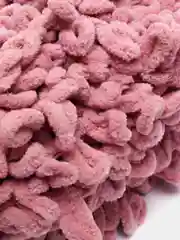 Тёмно-розовый alize Puffy Fine турецкая плюшевая пряжа, Ализе Пуффи Файн вязание руками 100 г 14,5 м