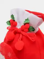 Оранжевый новогодний мешочек / новогодняя сумка для подарков, новогодняя упаковка