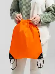 Оранжевый мешок для обуви